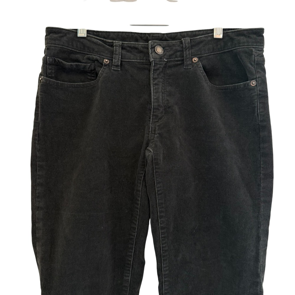 Patagonia Womens 29 Black Organic Cotton Corduroy Slim Straight Leg Pants Cords - Picture 8 of 16